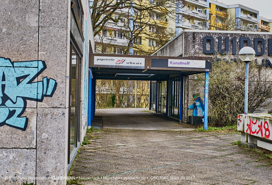21.03.2017 - Abrissbaustelle Quiddezentrum in Neuperlach